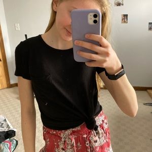 black aeropostale tee